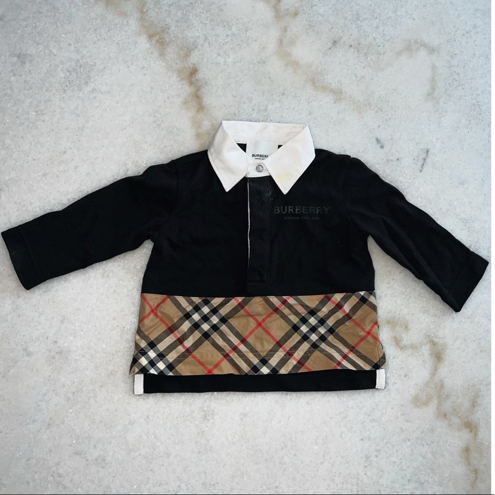 Authentic Burberry boy infant long sleeve top - Picture 1 of 3